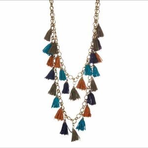 2/$20💥 T&J Designs Multicolor Pom Pom Necklace